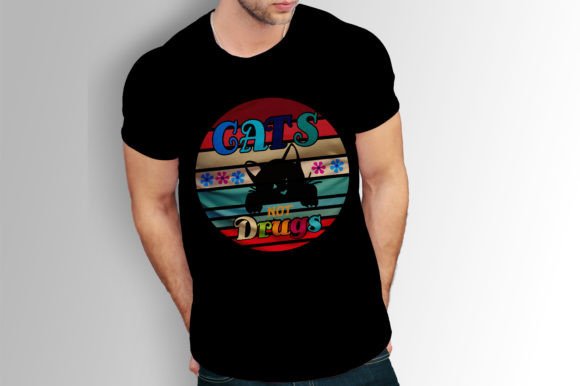 Cat Retro Style T-Shirt Design Review