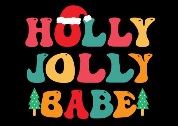 Holly Jolly Babe Christmas Retro T-shirt Review