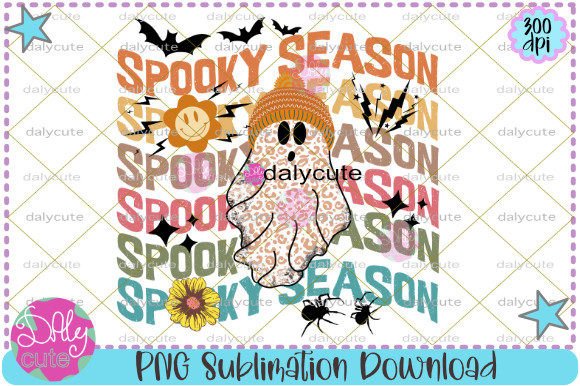 Retro Spooky Vibes Ghost Halloween PNG Review