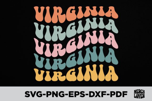 USA America Groovy Virginia State Shirt Review